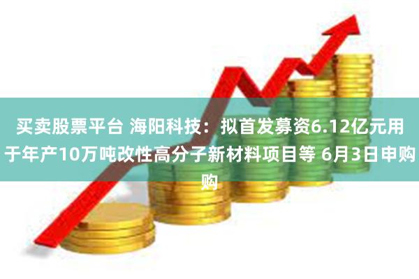 买卖股票平台 海阳科技：拟首发募资6.12亿元用于年产10万吨改性高分子新材料项目等 6月3日申购