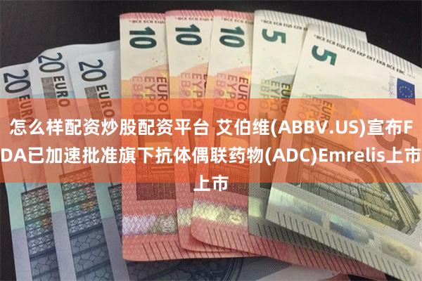 怎么样配资炒股配资平台 艾伯维(ABBV.US)宣布FDA已加速批准旗下抗体偶联药物(ADC)Emrelis上市