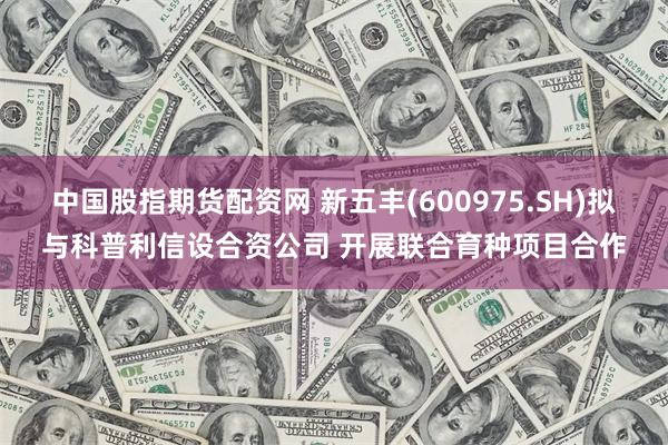 中国股指期货配资网 新五丰(600975.SH)拟与科普利信设合资公司 开展联合育种项目合作