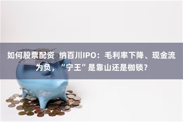 如何股票配资  纳百川IPO：毛利率下降、现金流为负，“宁王”是靠山还是枷锁？