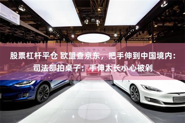 股票杠杆平仓 欧盟查京东，把手伸到中国境内：司法部拍桌子：手伸太长小心被剁
