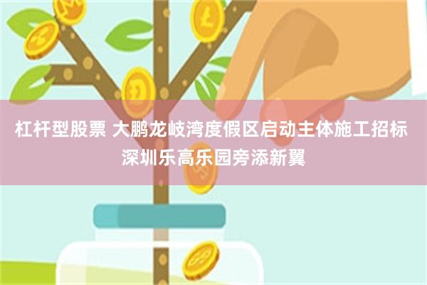 杠杆型股票 大鹏龙岐湾度假区启动主体施工招标 深圳乐高乐园旁添新翼